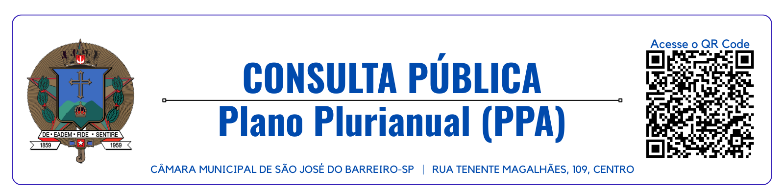 Consulta Pública PPA 2026 a 2029