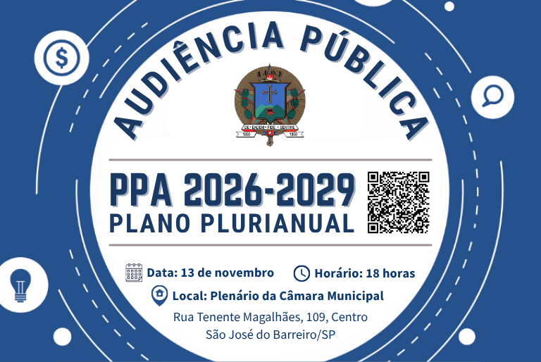 Audiência Pública PPA 2026 a 2029