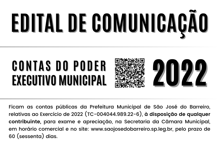 Edital de Comunicação - TC 4044.989.22-6