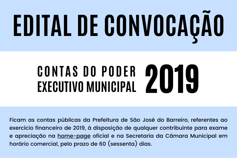 Edital de Convocação - Proc. eTC 4666.989.19-9